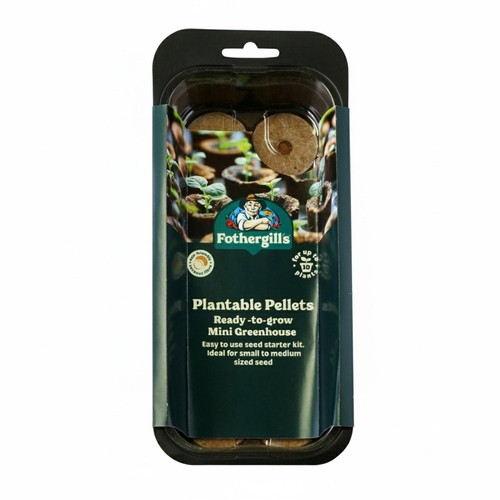 Mr Fothergills Seeds Plantable Pellets Greenhouse Kit