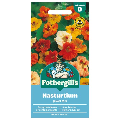 Mr Fothergills Seeds Nasturtium Jewel Mix
