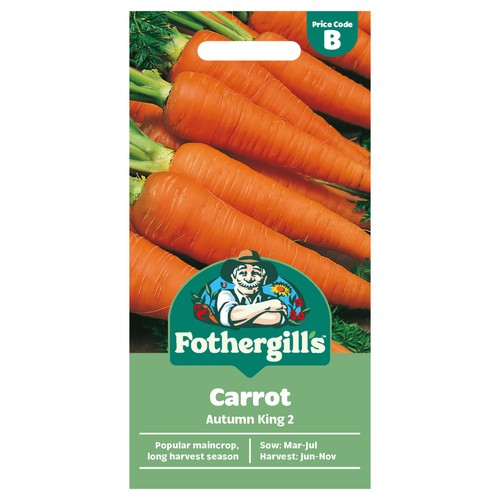 Mr Fothergills Seeds Carrot Autumn King 2