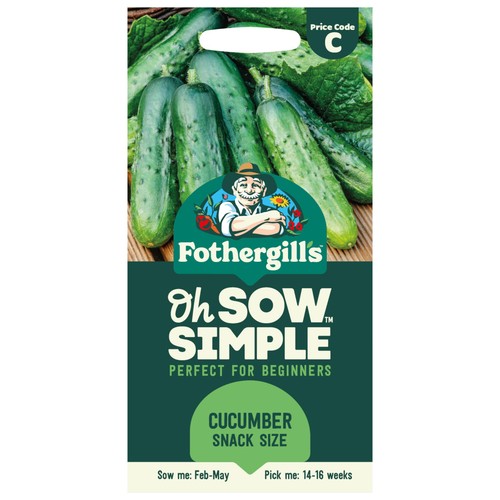 Mr Fothergills Seeds Oh Sow Simple Cucumber Snack Size
