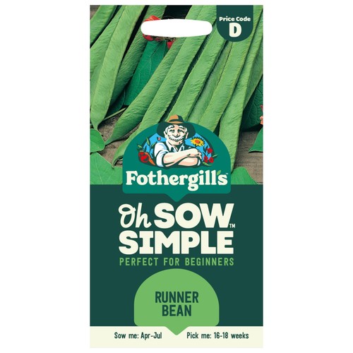 Mr Fothergills Seeds Oh Sow Simple Runner Bean
