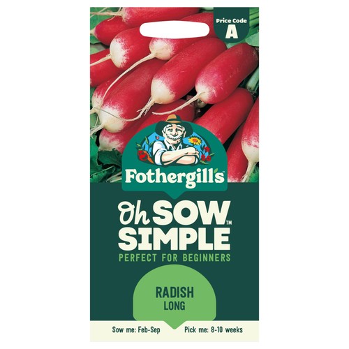 Mr Fothergills Seeds Oh Sow Simple Radish Long