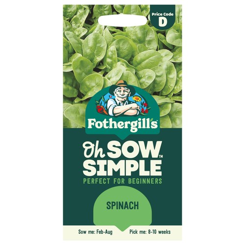 Mr Fothergills Seeds Oh Sow Simple Spinach