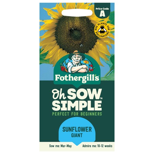 Mr Fothergills Seeds Oh Sow Simple Sunflower Giant