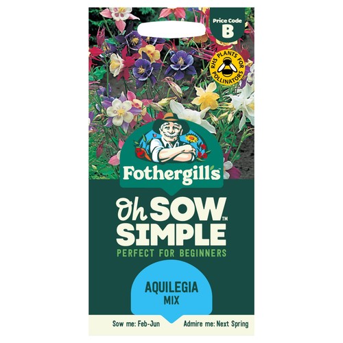 Mr Fothergills Seeds Oh Sow Simple Aquilegia Mix