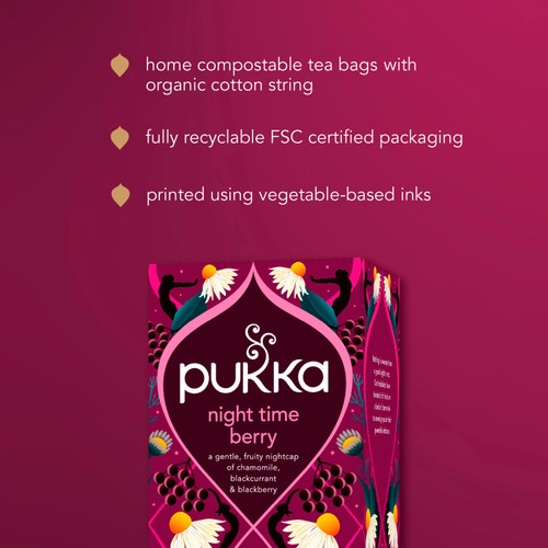 Pukka Organic Sleep Collection Herbal Tea with Chamomile & Berries thumbnail 4