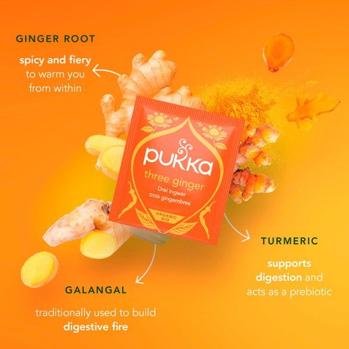 Pukka Organic Digest Collection Herbal Tea with Mint & Ginger thumbnail 4