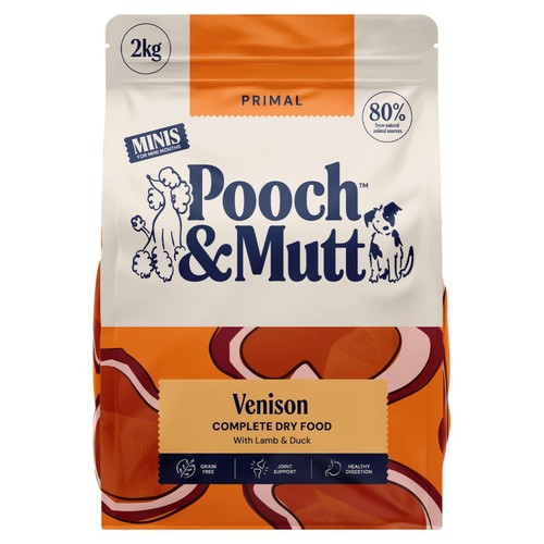 Pooch & Mutt Primal Venison Minis 2kg