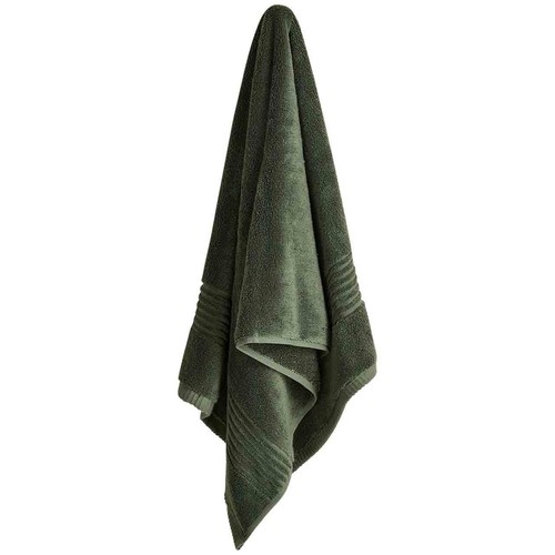 M&S Luxury Egyptian Cotton Towel, Face Towels, Moss Green thumbnail 4