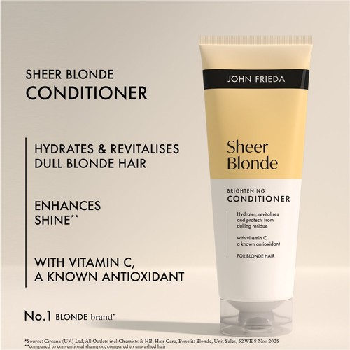 John Frieda Sheer Blonde Brightening Conditioner thumbnail 3