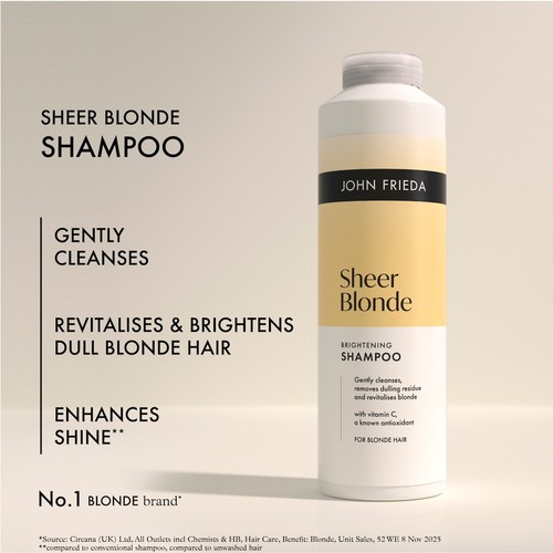 John Frieda Sheer Blonde Brightening Shampoo thumbnail 3