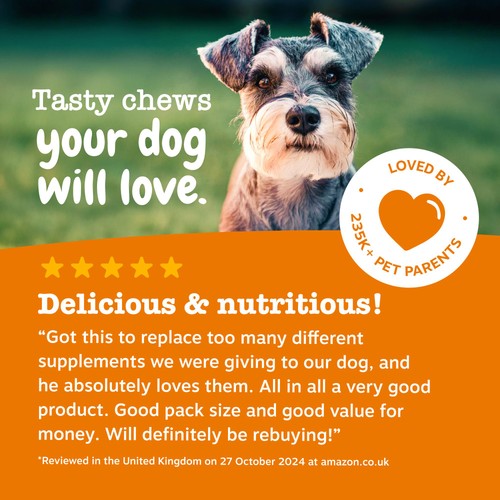 Zesty Paws Senior 9 in 1 Dog Chews Turkey Flavour thumbnail 6