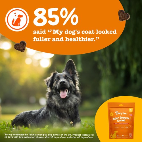 Zesty Paws Allergy & Immunity Chews Rich in Salmon Dog Treats thumbnail 4
