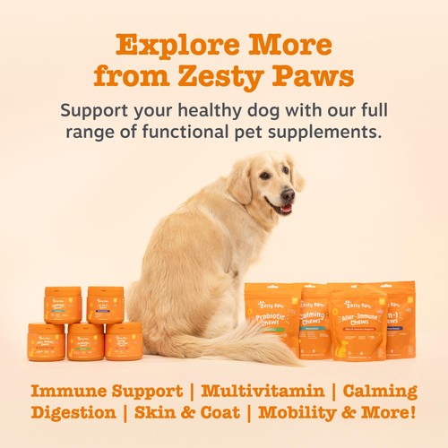 Zesty Paws Allergy & Immunity Chews Rich in Salmon Dog Treats thumbnail 9