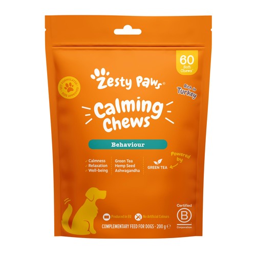 Zesty Paws Calming Dog Chews Turkey Flavour