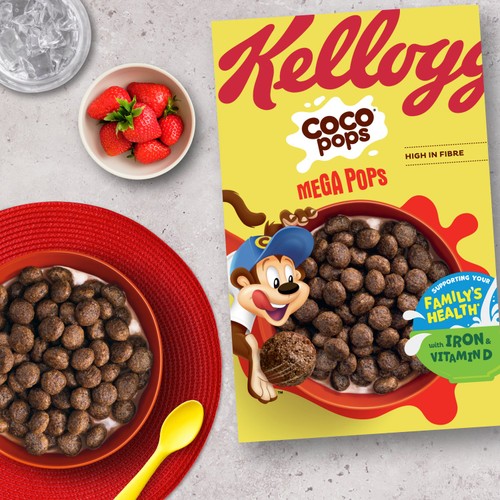 Kellogg's Coco Pops Mega Pops Breakfast Cereal thumbnail 2