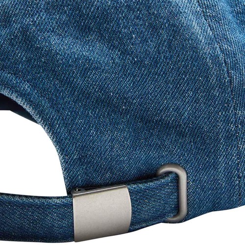 M&S Womens Denim Baseball Cap, Denim thumbnail 2