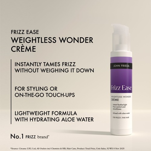 John Frieda Frizz Ease Weightless Wonder Creme thumbnail 3