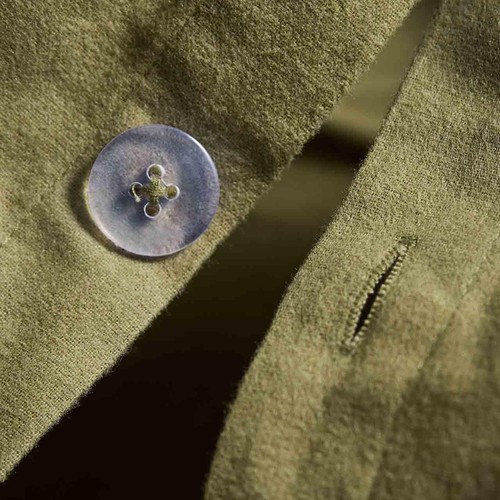 M&S Pure Brushed Cotton Bedding Set, Super King Size, Olive thumbnail 3