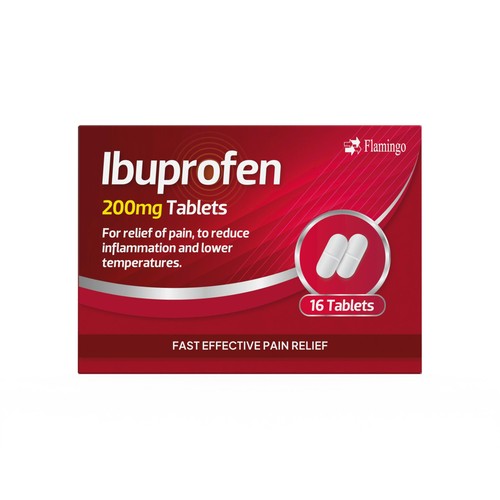 Flamingo Ibuprofen Caplets 200mg