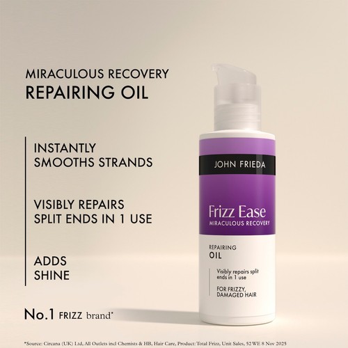 John Frieda Frizz Ease Miraculous Recovery Repairing Oil thumbnail 5