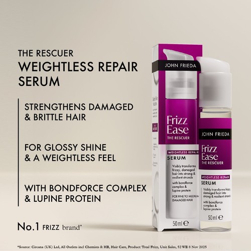 John Frieda Frizz Ease The Rescuer Lightweight Serum thumbnail 3