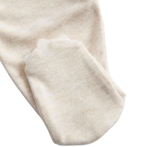M&S Little Monster Sleepsuit, 3-6 Months, Cream thumbnail 4