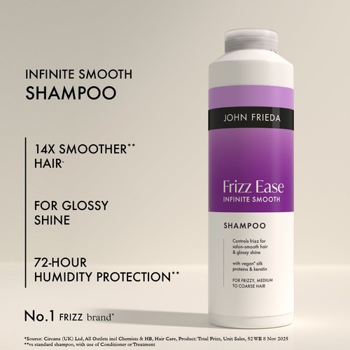 John Frieda Frizz Ease Infinite Smooth Shampoo thumbnail 2
