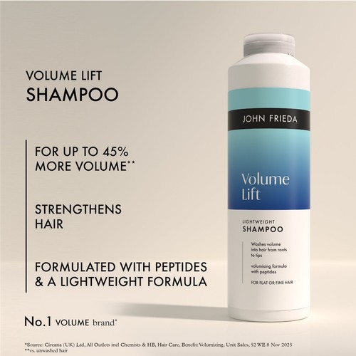 John Frieda Volume Lift Lightweight Shampoo thumbnail 3