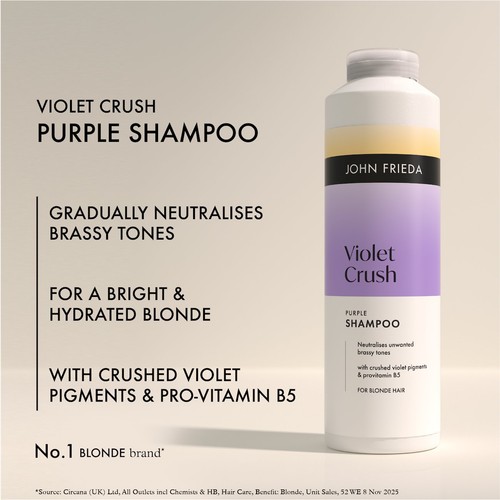 John Frieda Violet Crush Purple Shampoo thumbnail 3