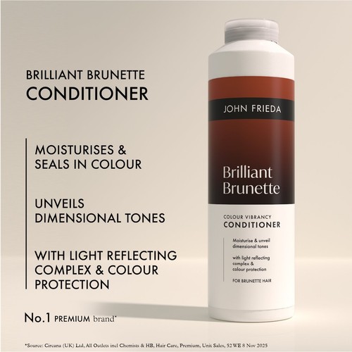 John Frieda Brilliant Brunette Colour Vibrancy Conditioner thumbnail 3