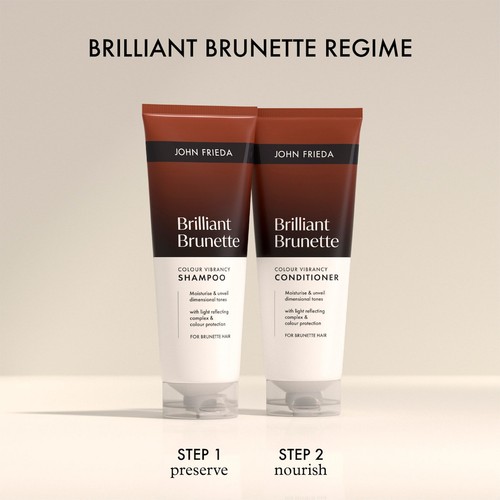 John Frieda Brilliant Brunette Colour Vibrancy Conditioner thumbnail 5