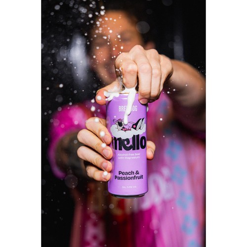 Mello Peach & Passionfruit, Alcohol Free 0.0%, 4x330ml thumbnail 5