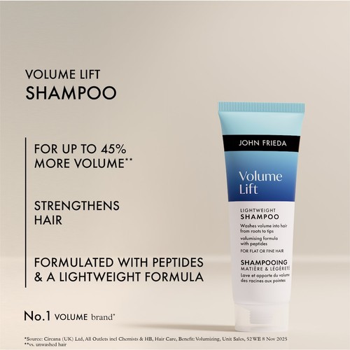 John Frieda Volume Lift Lightweight Shampoo thumbnail 3