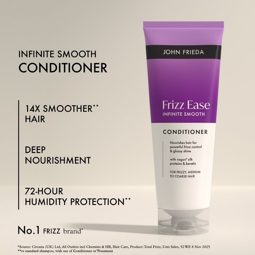 John Frieda Frizz Ease Infinite Smooth Conditioner thumbnail 2