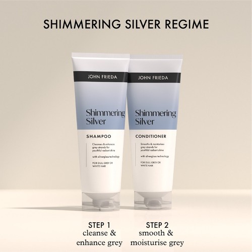 John Frieda Shimmering Silver Shampoo thumbnail 5