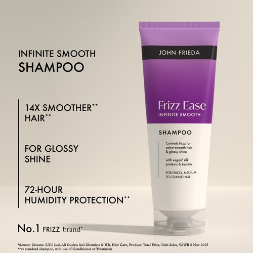 John Frieda Frizz Ease Infinite Smooth Shampoo thumbnail 2