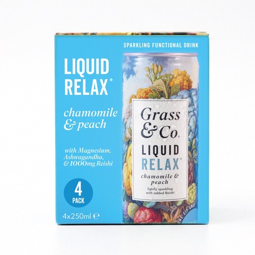 Grass & Co. Liquid RELAX Reishi Nootropic Drink
