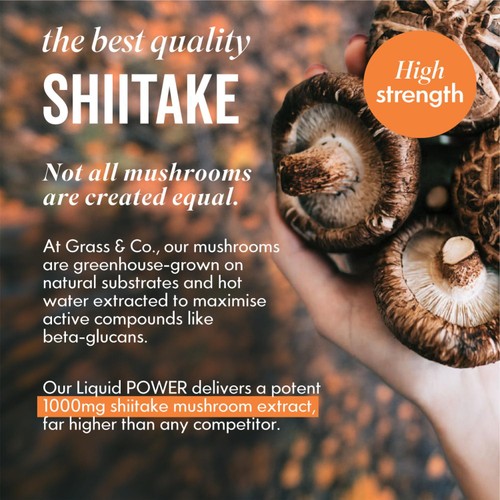 Grass & Co. Liquid POWER Shiitake Nootropic Drink thumbnail 3
