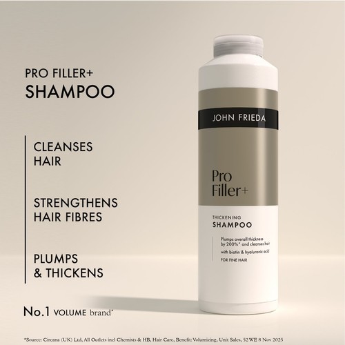 John Frieda PROfiller+ Thickening Shampoo thumbnail 3