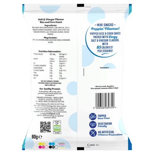Snack a Jacks Salt & Vinegar Rice Cakes thumbnail 2