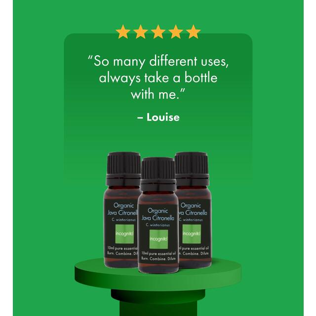 Incognito Organic Citronella Oil Insect Repellent thumbnail 5