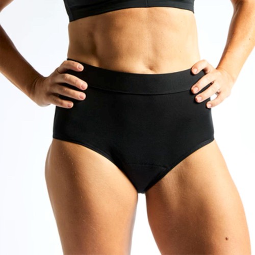 Jude Washable Absorbent High Waist Pants Black X Large thumbnail 2