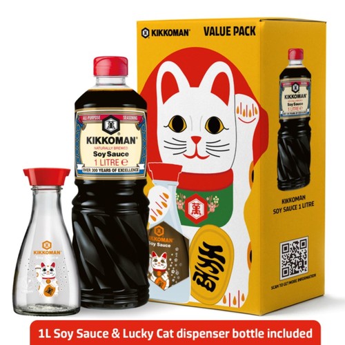 Kikkoman Lucky Cat Value Pack 1L thumbnail 4
