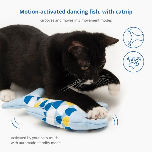 Catit Groovy Mini Fish Blue thumbnail 8