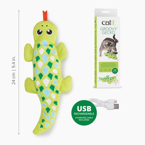 Catit Groovy Mini Gecko Green thumbnail 5