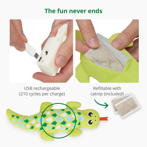Catit Groovy Mini Gecko Green thumbnail 8