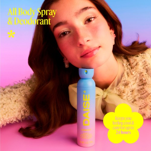 DAISE Lowkey All Body Spray & Deodorant in Rose & Sandalwood thumbnail 3