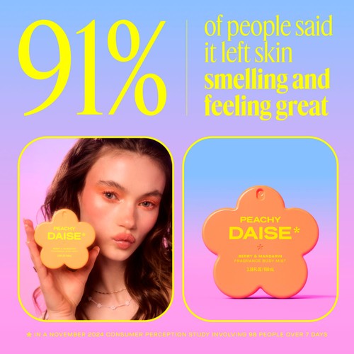 DAISE Peachy Fragrance Body Mist in Berry & Mandarin thumbnail 10