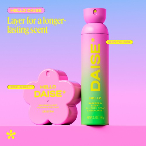 DAISE Hello Fragrance Body Mist in Raspberry & Mint thumbnail 5